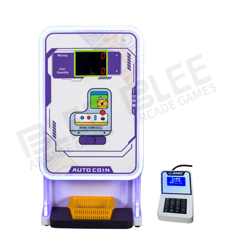 

Coin operated Coin Change Machine bar counter 24hours Automatic Money Changer Token Coin Change Dispenser Machine