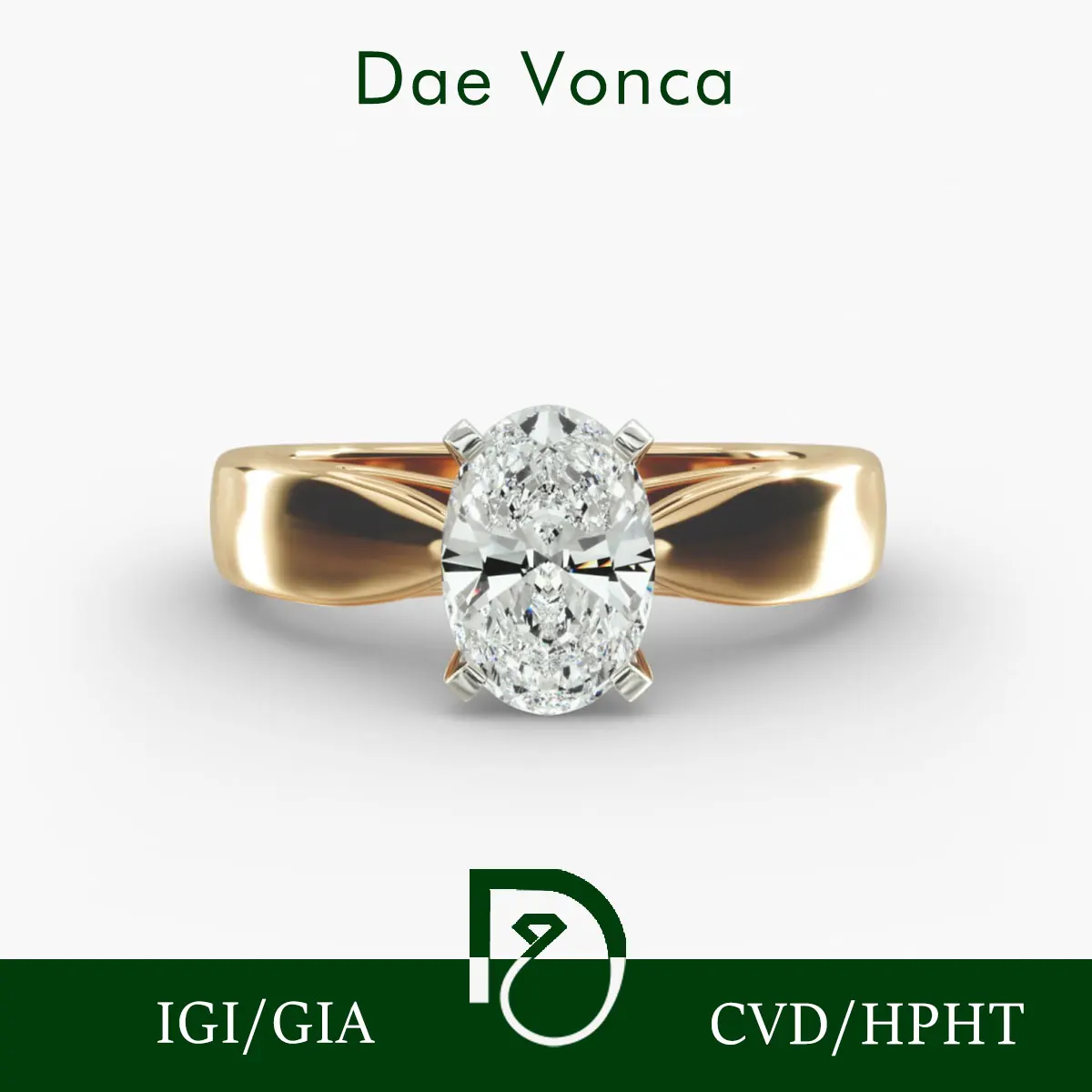 

Сертификат IGI, кольцо с бриллиантом-пасьянсом из желтого золота 18 карат, классическое обручальное кольцо с собором, овальное кольцо с бриллиантом для женщин