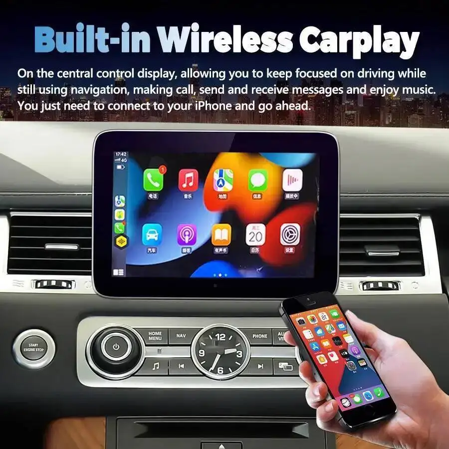 

8.4“ Android Auto For Land Rover Range Rover Sport 2010-2013 Stereo Multimedia Player Wireless Carplay Car Navigation Head Unit