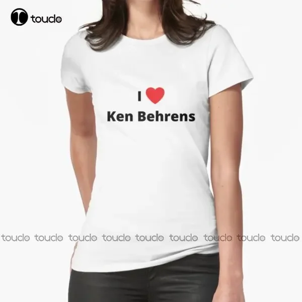 New I Love Ken Behrens (Canberra) Fitted T-Shirt Men'S Golf Shirts Cotton Tee Shirts S-5Xl