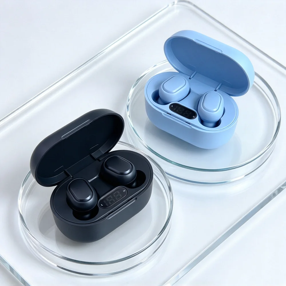 TWS Fone Bluetooth Earphones Wireless Headphones Create Delicate Audio Performance Lightweight Shell Stable Pairing for Podcasts