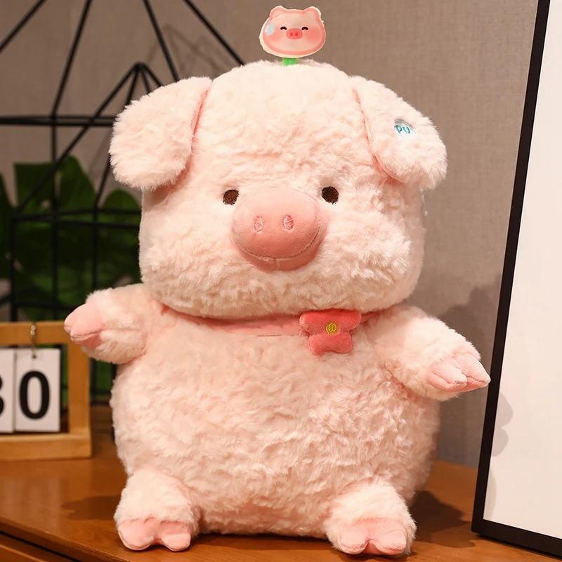 Carino creativo maiale rosa peluche bambola lenitiva comodo divano cuscino decorazione della stanza ornamento ragazze bambini regali di compleanno