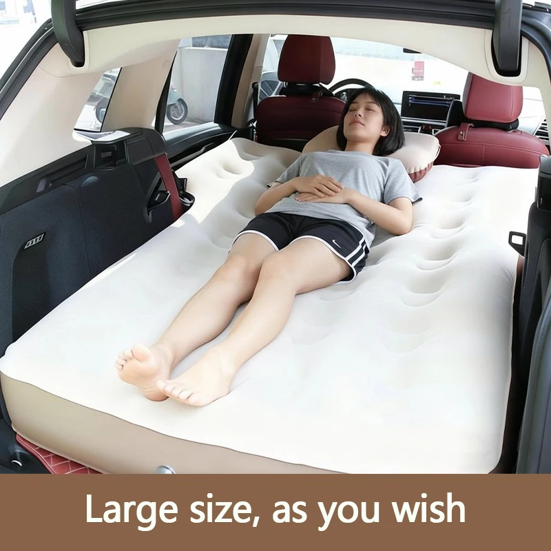 Vehicle-mounted automatic inflatable mattress, air cushion bed, rear seats, travel camping SUV mattress, rest tool