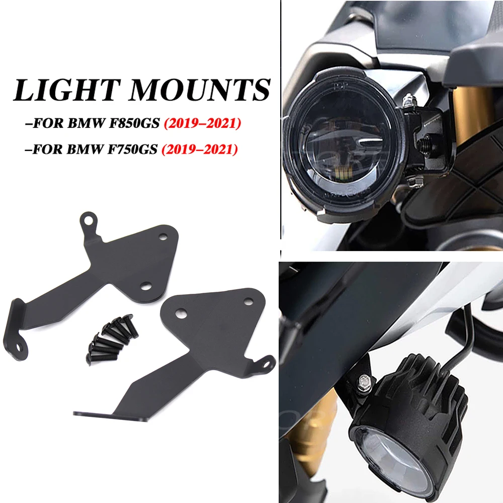 New LED Spot Work Light Mounting Brackets A pair of left and right For BMW F750GS F850GS F 750 GS F 850 GS 2017 -