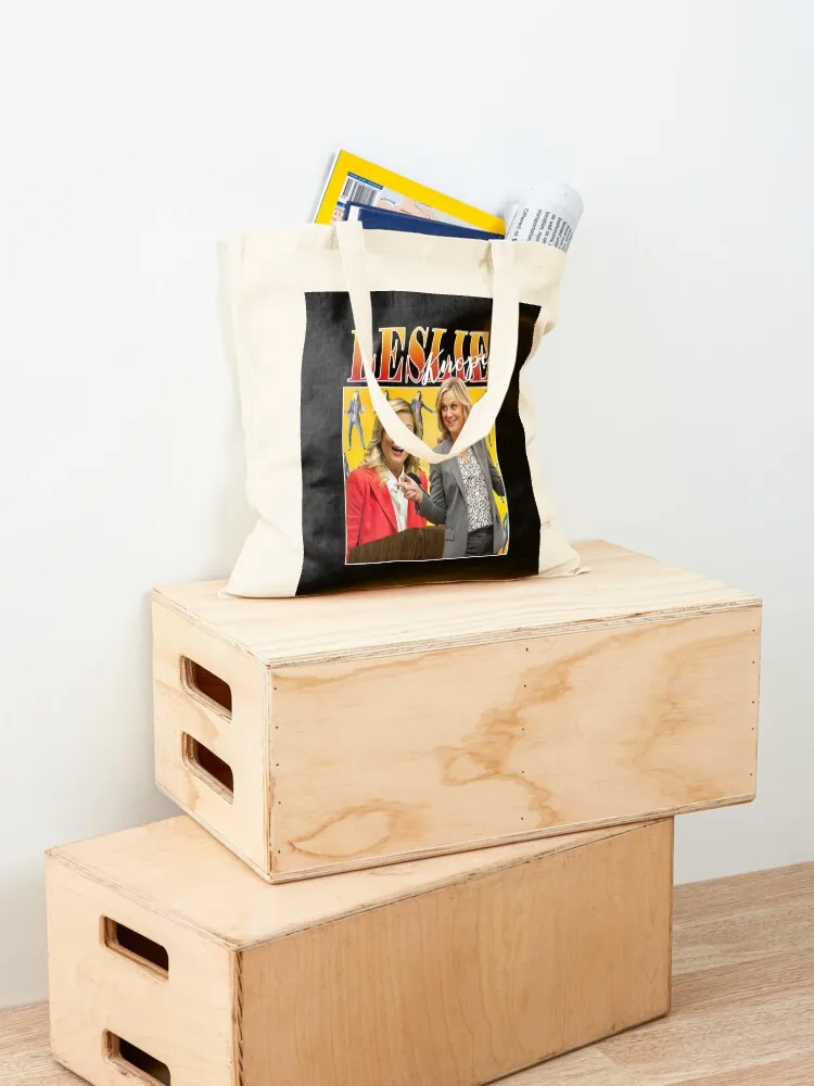 حقيبة تسوق محمولة مخصصة من Leslie Knope حقيبة تسوق كبيرة للنساء حقيبة يد نسائية