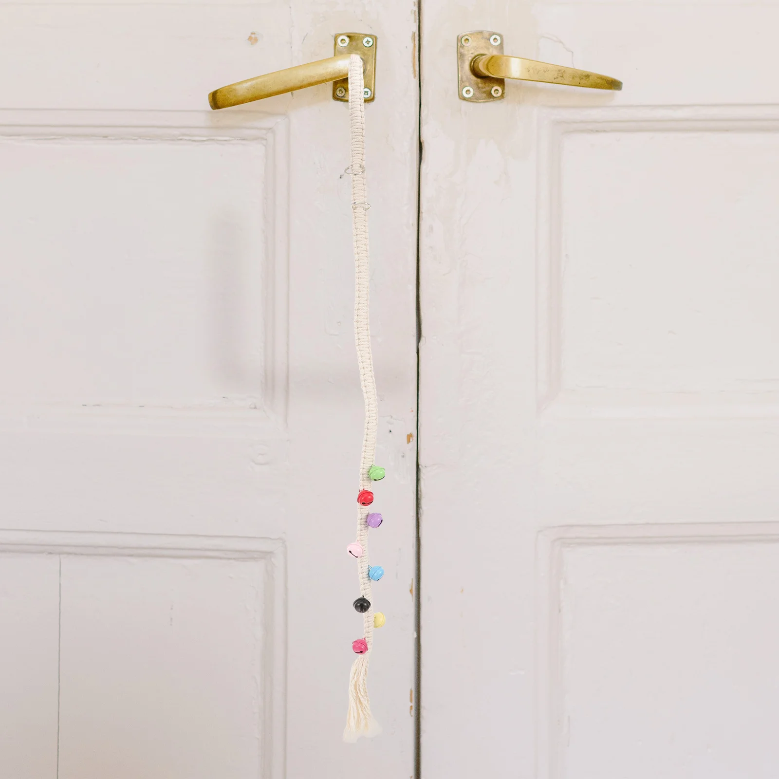 

Pet Doorbell Woven Door Bell For Training Household Dog Outgoing Bell Portable Hanging Dogbell Pet Dog Accessory