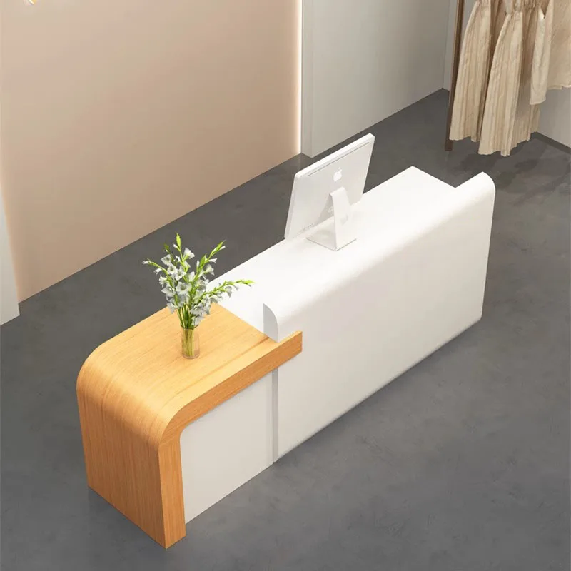 

/Shop Salon Reception Desks Long Hotel Welcome European Nail Reception Desks Aesthetic Restaurant Scrivania Lounge Furniture