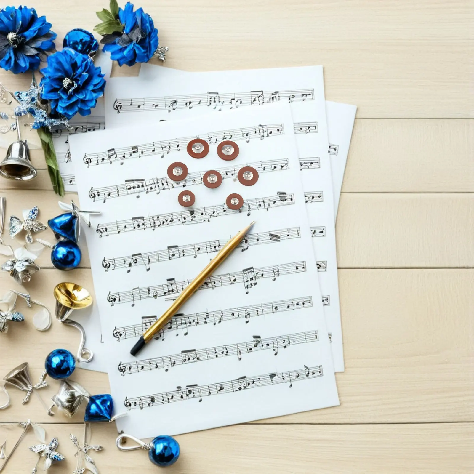 

Набор из 56 профессиональных накладок для альт-саксофона: сменные войлочные накладки из полиуретана с прокладками и выравнивающими кольцами для сценического использования