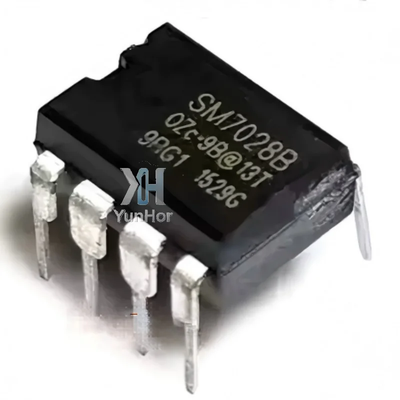 1PCS SM7028B SM7028 SM7028B SM702BB SGL8023W SGL8023 SGL8O23W NCP1077PBBB P1077PBBB P1O77PBBB DIP-8/DIP-7 Semi