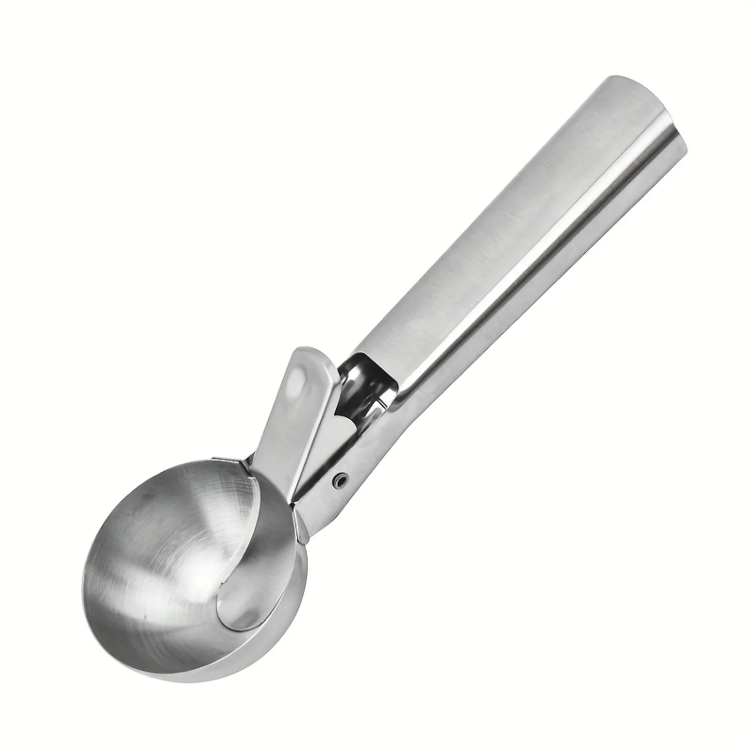 Cuillère à crème glacée et cuillère à melon en acier inoxydable, cuillère à pâte moderne pour la cuisson et les desserts, réutilisable et lavable, 1 pièce, 2 pièces