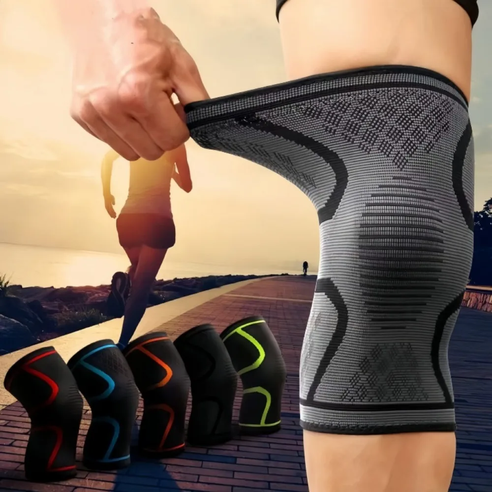 

Breathable Elastic Knee Compression Support Sleeve for Cycling Running Basketball Outdoor Sports