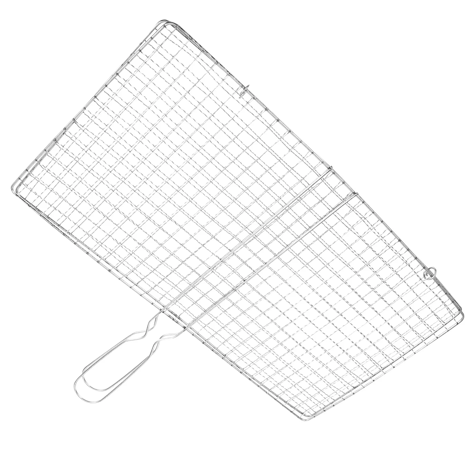 

Fish Grill Basket Large Stainless Steel Bbq Grill Rack For Outdoor Barbecue Camping Picnic Mesh Grilling Basket Metal Fish