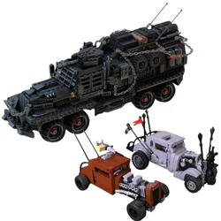 Mad Maxed War Riged Gigahorsed Reisigered Car Model Movies Championed Vehicle Camarous Toys Bricks for KIds Birthday Gifts
