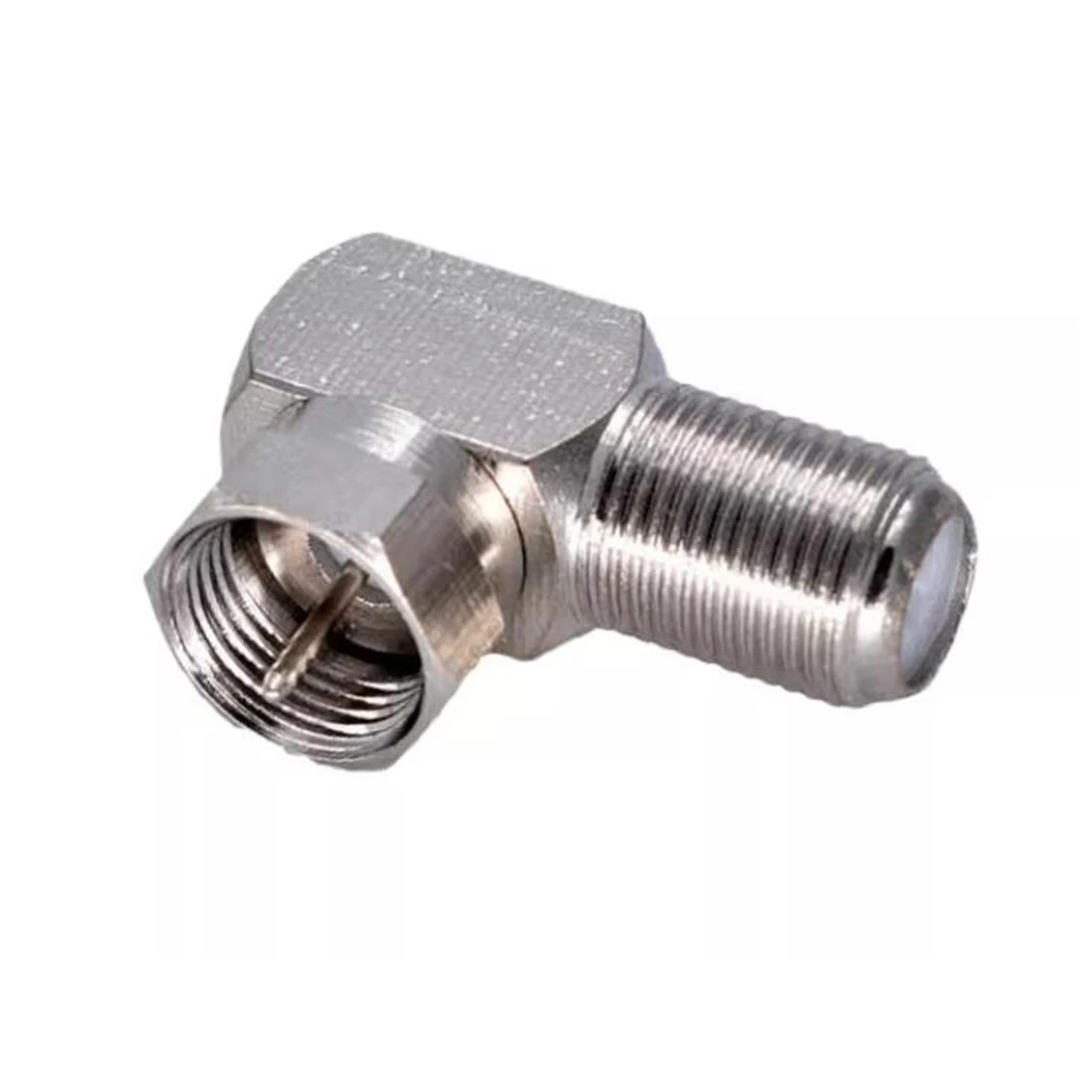 1PC F Type Male to Female Plug Jack RF Coax Adapter Right Angle 90-Degree RA Straight Convertor for TV NEW