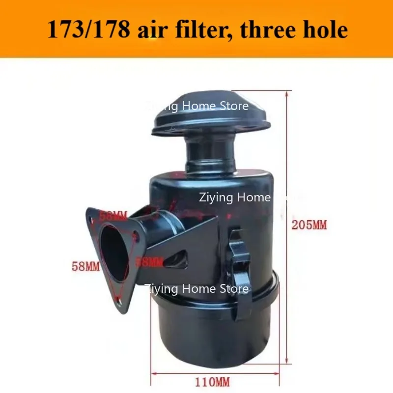 

Подходит для аксессуаров Micro Tiller, Kaima 173F/178F/186F/FA192F масляный воздушный фильтр в сборе