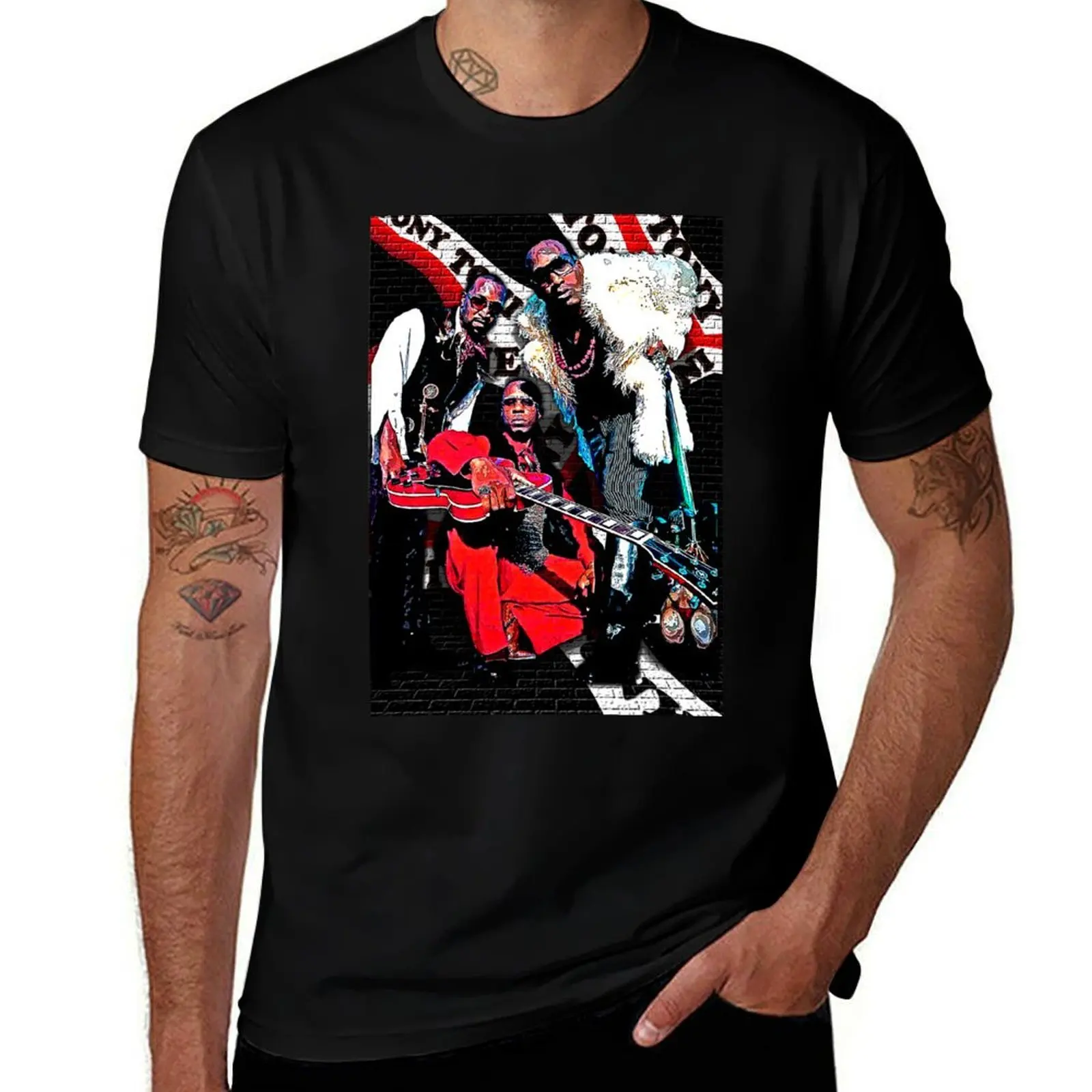 Tony Toni Tone' Tribute D-1 Shirts T-Shirt Big and Tall Solid Color T-Shirt