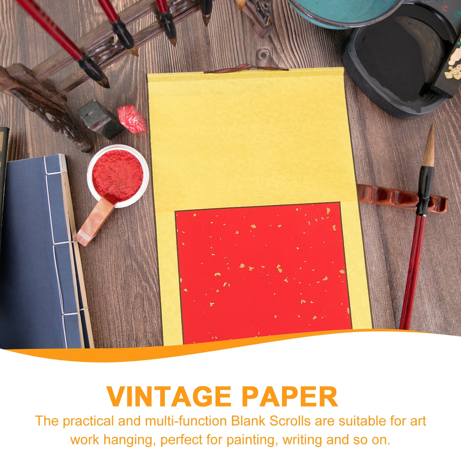 

Chinese Painting Scroll Paper Durable Xuan Paper Slow Ink Absorption Perfect for Calligraphy Writing Home Decoration Art Scroll