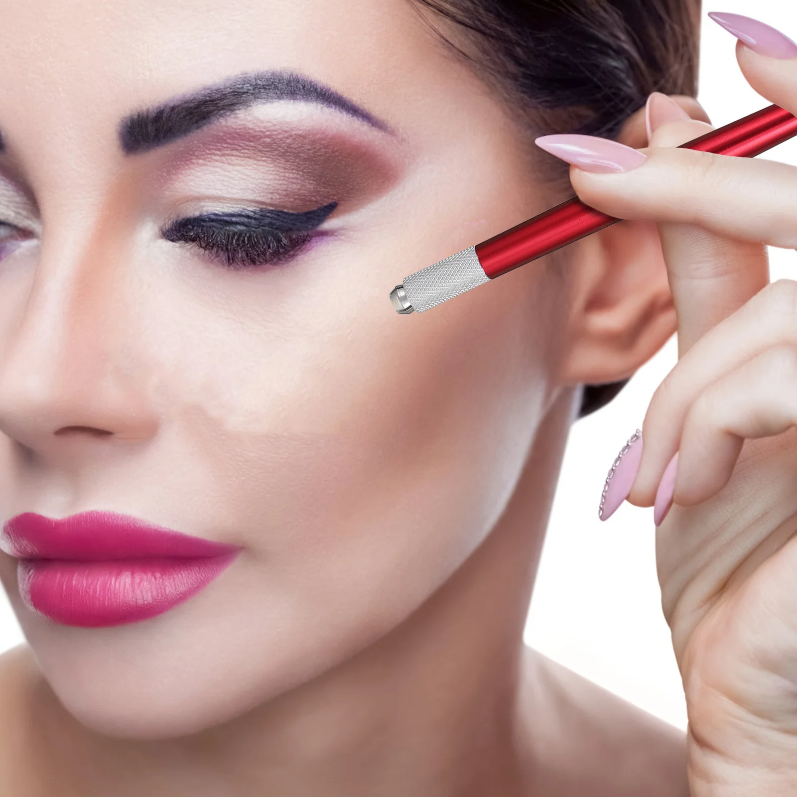 

Профессиональная ручная ручка для бровей, вышитый карандаш, принадлежности для макияжа, прочный гладкий инструмент для татуировки, вышитая ручка