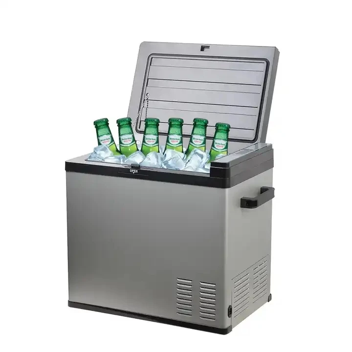 

Soonest New Design 35L 12V 24V Portable Car Refrigerator With Compressor Car Freezer Camping Fridges For Car
