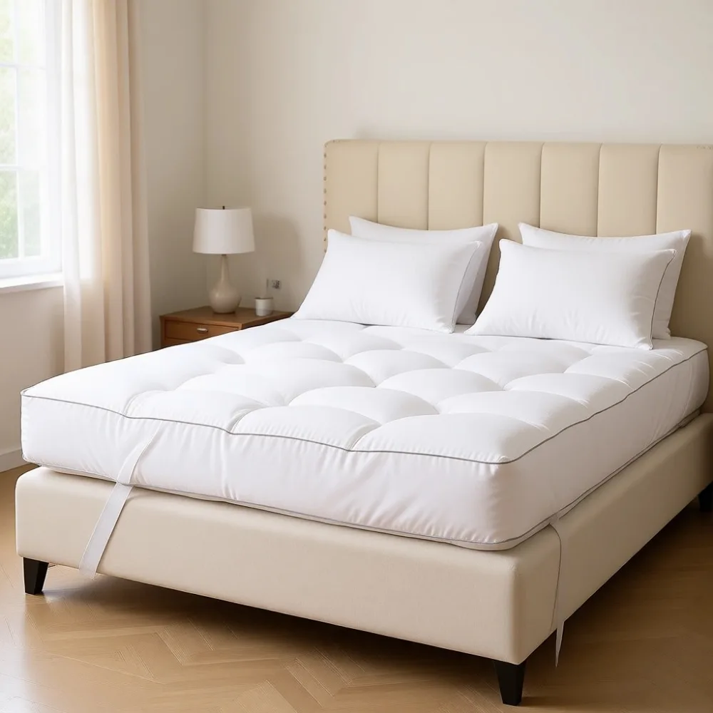 

Наматрасник из пены с эффектом памяти Queen, 2-3 дюйма толщиной, с гелевым наполнителем, плюшевый, поддерживающий, для снятия давления при болях в спине, 80x60 см