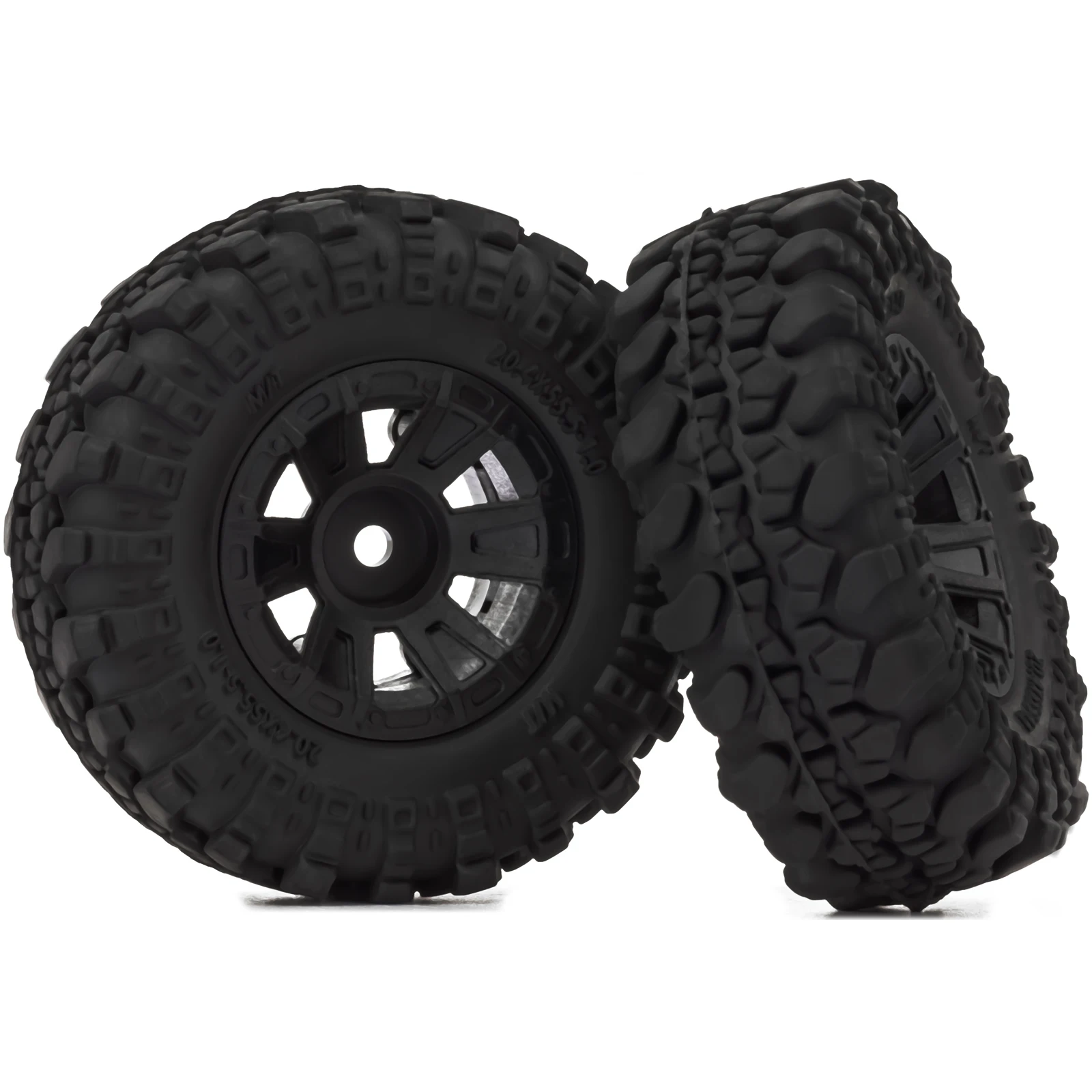 1.0 Játszóruha Érlelődik Felállított -en 1.0 beadlock wheels 7mm Rontás, Árverseny SCX24 Érlelődik majd wheels számára 1/24 RC Játszóruha Axiális SCX24 90081 AXI0