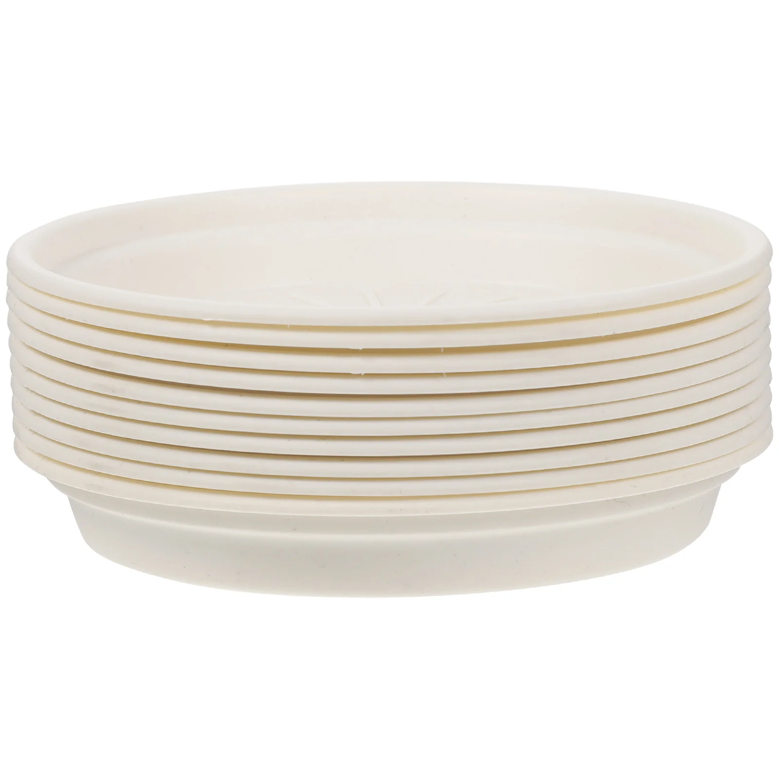 

10 Pcs Flower Pot Trays Small Plastic Plant Saucers Drip Trays for Gardening Flower Pot Saucers Home Decoration Projects