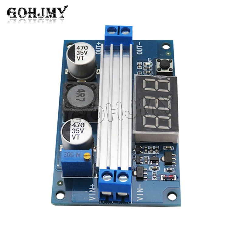 DC-DC leistungs starke einstellbare Boost-Modul 3.0 ~ 35V Anstieg 3.5 ~ 35V W mit Digital anzeige Voltmeter