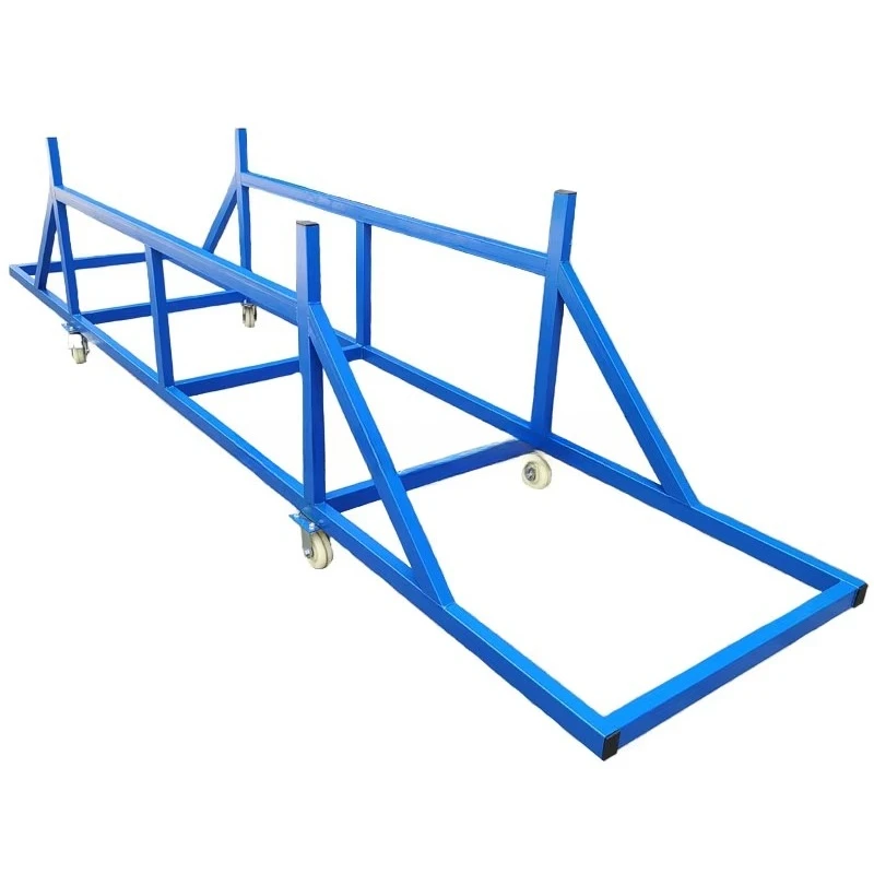 

Прочный 177-дюймовый длинный U-образный ручной тележка с 4 колесами можно использовать для транспортировки тяжелых материалов, таких как алюминиевые трубы.