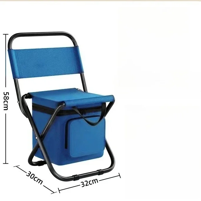 Przenośne składane krzesło outdoorowe 3w1, krzesło rekreacyjne, krzesło outdoorowe w kamuflażu, krzesło kempingowe, krzesło wędkarskie, krzesło z chłodziarką.