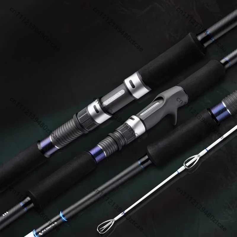Offshore Boat Fishing Rod 50# 80# Saltwater Bottom Fishing Pole for Deep Sea Angling