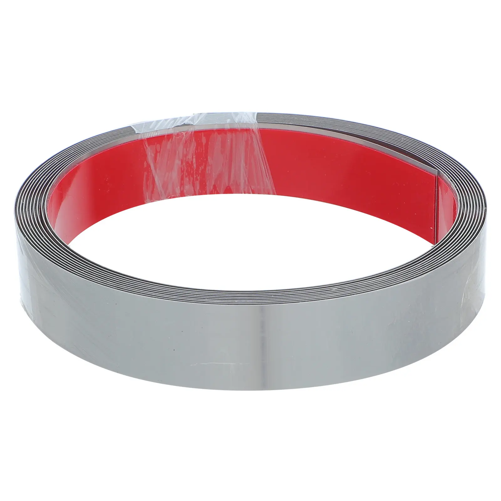 13.1 Ft X 1 In  Stainless Steel Edge Strip Base Cover Kickplate Trim Anti Scratch Flexible Molding Cupboard Wall Baseboard