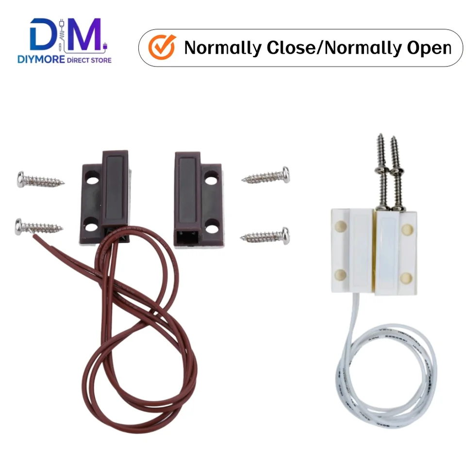MC-38 Wired Door Window Sensor Magnetic Switch Detector Home Alarm