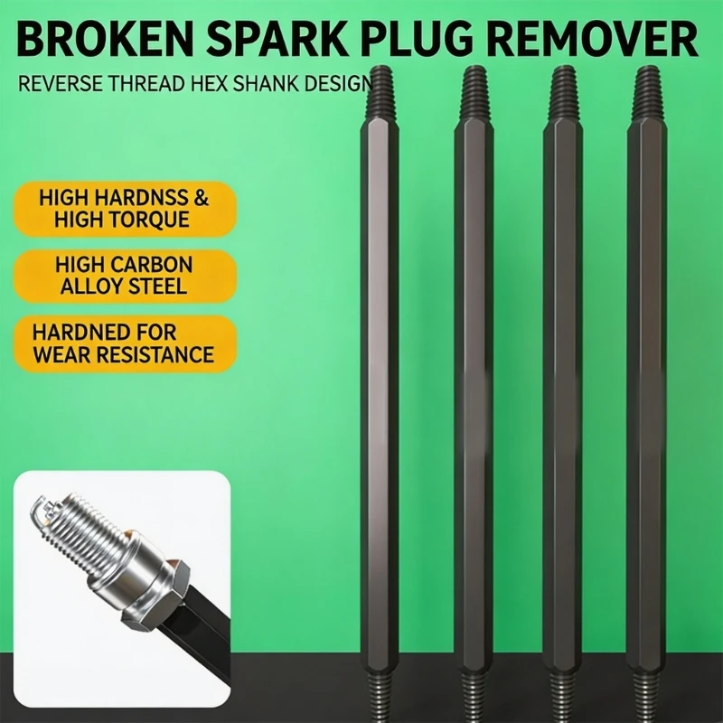 

Pack of 2 Broken Plugs Remover Tool with Threaded 40CR Alloy Steel Rod for Engine Maintenance Repair Service Tasks H9EE