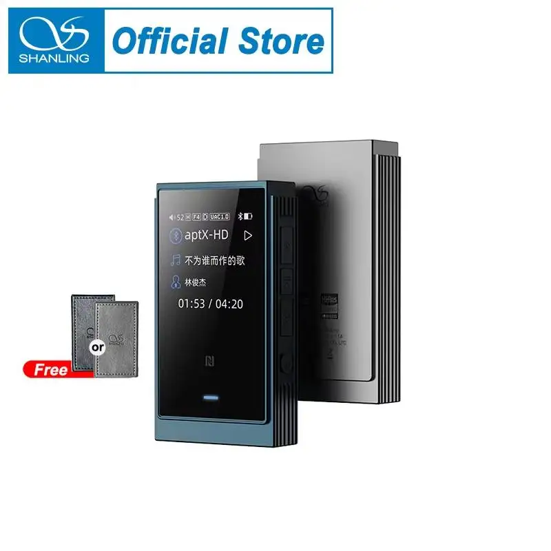 SHANLING UP6 HIFI Portable USB DAC Headphone Amplifier Bluetooth 5.2 Hi-Res Audio Dual ES9069Q AMP Dongle for Car Mobile Phone
