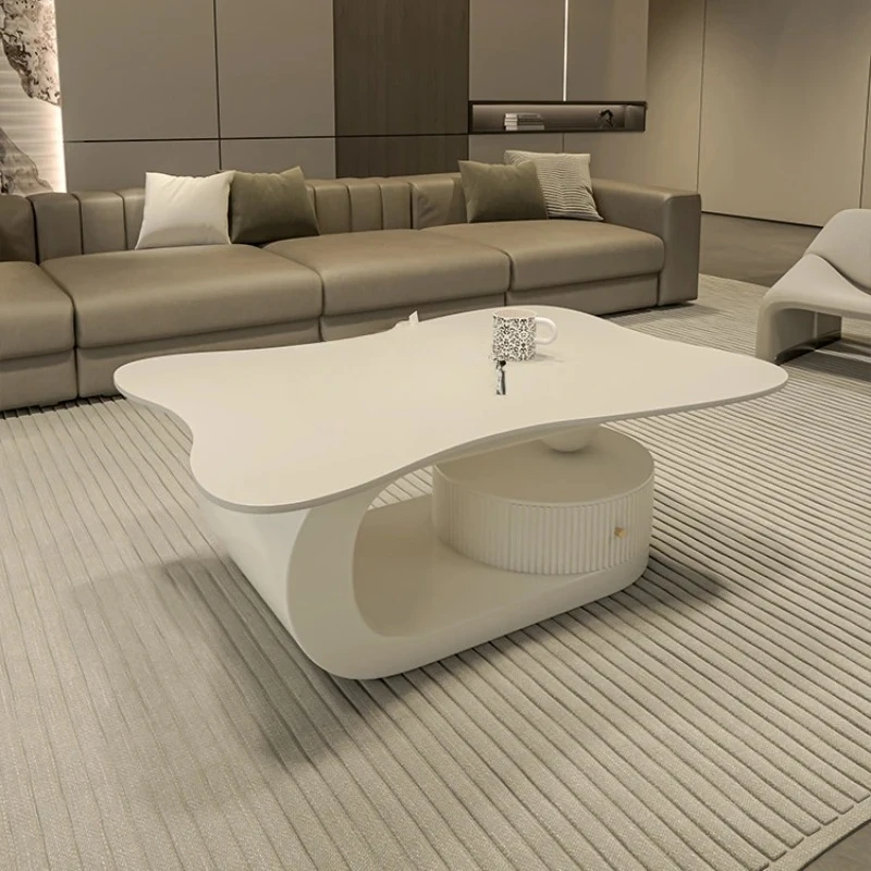 

Дизайнерская креативная каменная тарелка странной формы, журнальный столик для гостиной, дома, чайный столик, простой современный светильник, роскошный минималистский стиль