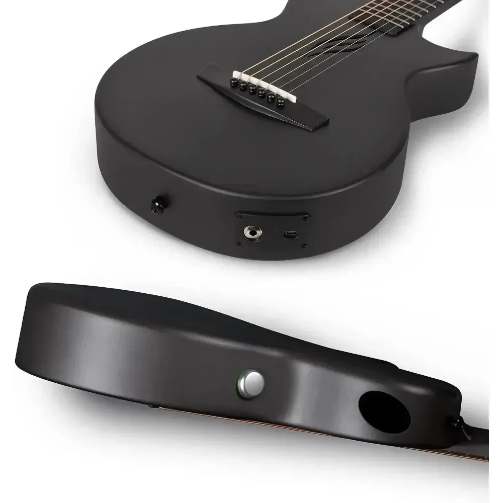 Enya nova go sp1 E-Gitarre Smart Carbon Faser Akustik 35 Zoll mit Pickup Case Gurt Kabel Reise Guitarra Violão