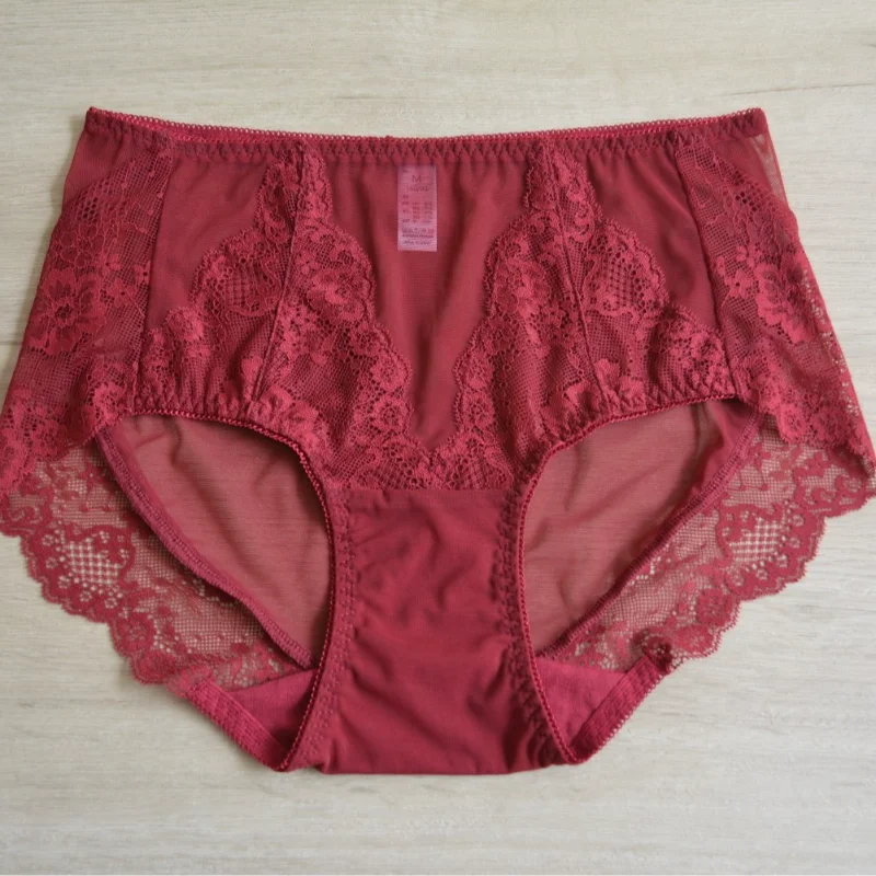S230 new long-term recommendation, lace mesh fabric triangular women's breathable elastic underwear multi-color with large size