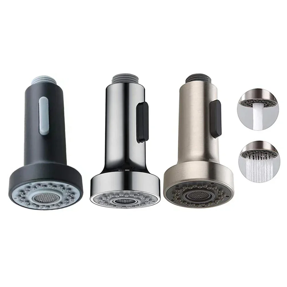 Kitchen Pull Out Faucet Sprayer Nozzle ABS Durable Water Saving Bathroom Basin Sink Shower Spray Head Multifunction Pull Head view 6