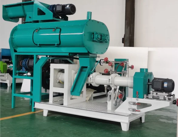 Picture 3: HONGYANG Factory Price Full Fat Soya Bean Extruder Machine Soya Bulking Machine for Feed Processing