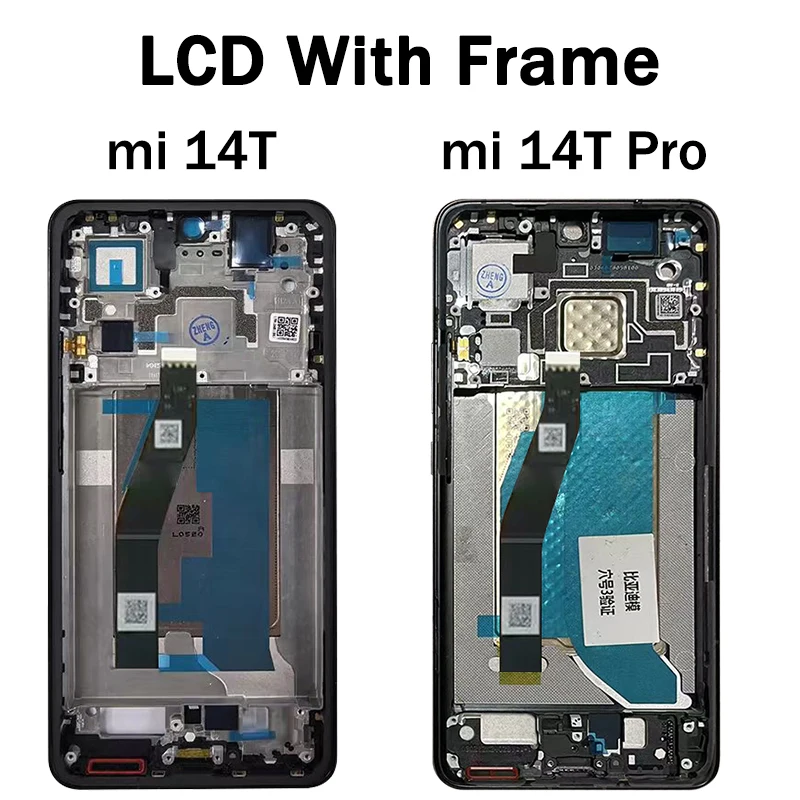 AMOLED New For Xiaomi Mi 11T 12T 13T 14T Pro 21081111RG 22071212AG 2306EPN60G LCD Touch Screen Digitizer Assembly