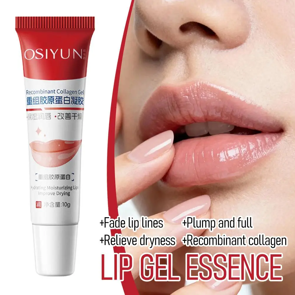 

Recombinant Collagen Lip Serum – Hydrating & Moisturizing Lip Treatment for Lip Line Fading, Nourishing Multi-Effect Lip Balm