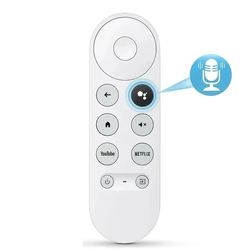 

New Bluetooth Voice Remote Control G9N9N Use for 2020 Google TV Chromecast 4K Snow Controller Replacement GA01409-US/GA01919-US