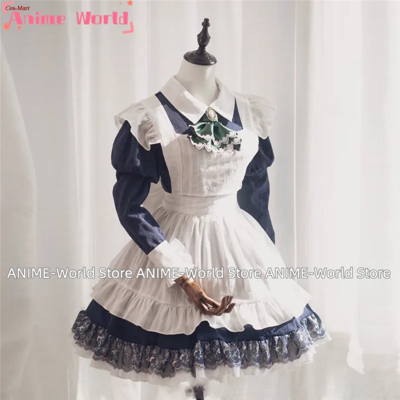 《Custom Size》Anime Touhou Project Izayoi Sakuya Dress High quality Cosplay Costume Wig