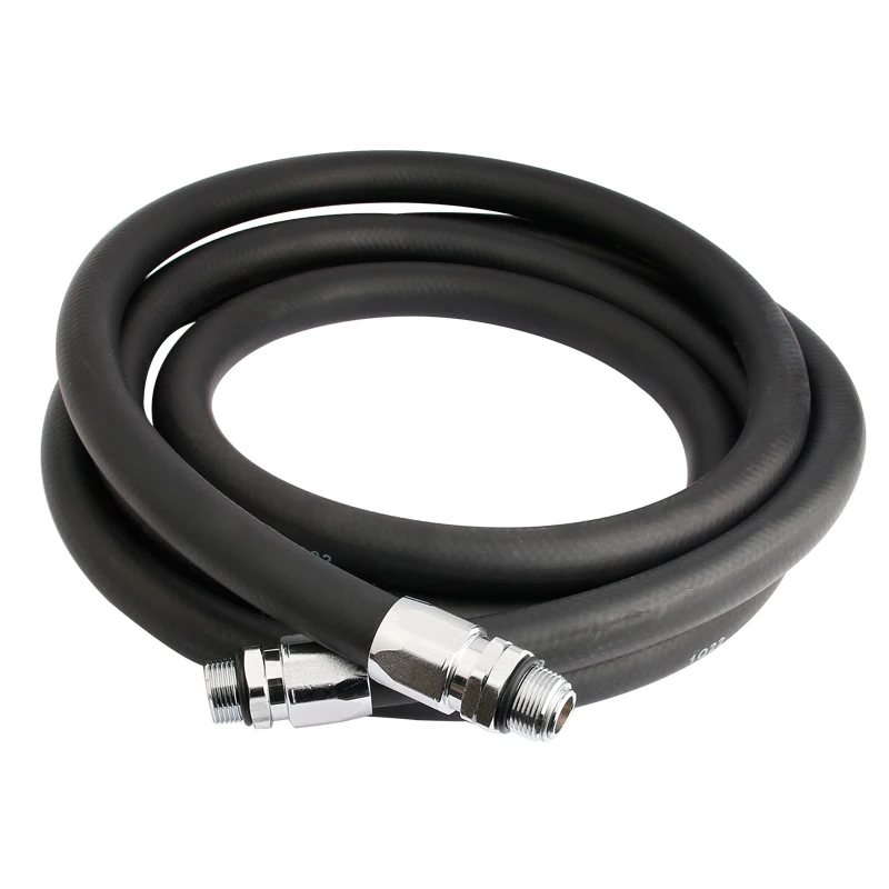 Fuel dispenser hose assembly, 6-inch 1-inch anti-static belt, steel wire oil gun pump, explosion-proof oil delivery pipe