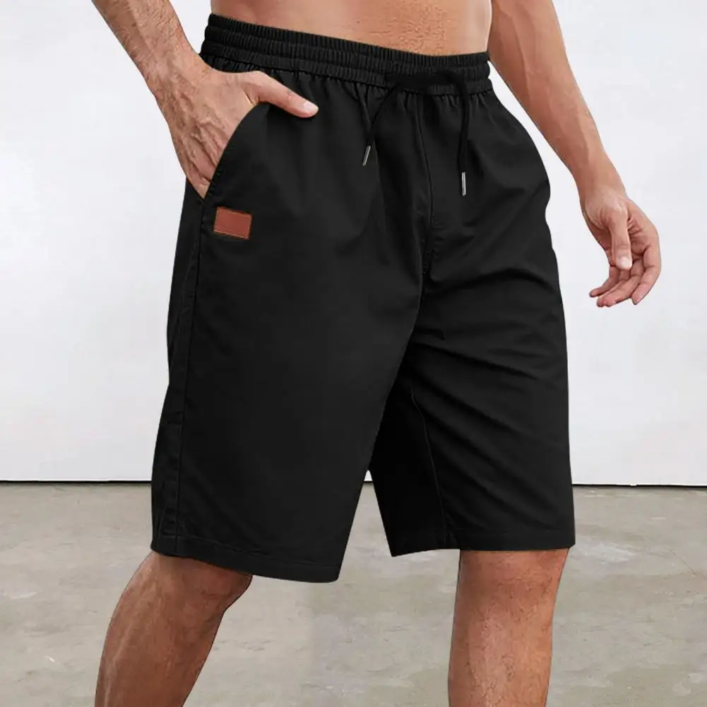 Men Shorts Versatile Men's Cargo Shorts with Adjustable Drawstring Waist Pockets Wide Leg Design for Beach Work Hiking Summer