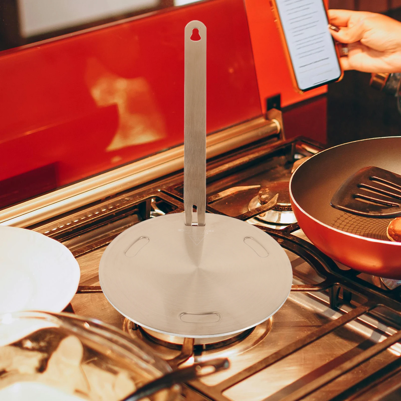 

1 set 16cm Rose Stove Plate Heat Diffuser Plate for Induction Cooker Gas Heat Diffuser Metal Kitchen Cookware Adapter