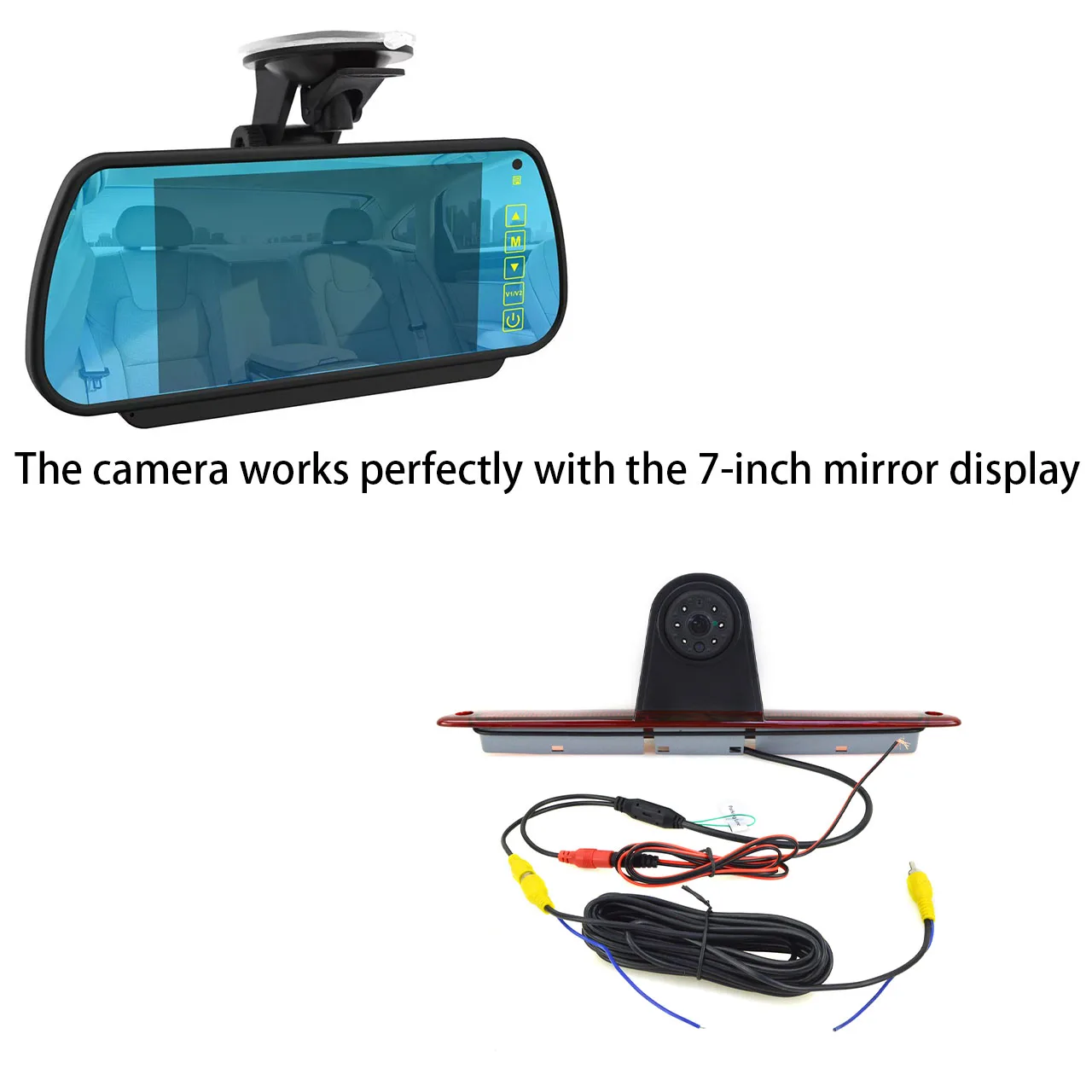 

for Brake Light Camera Night Vision Backup Camera for Mercedes-Benz Sprinter W906 Crafter 2007-2019