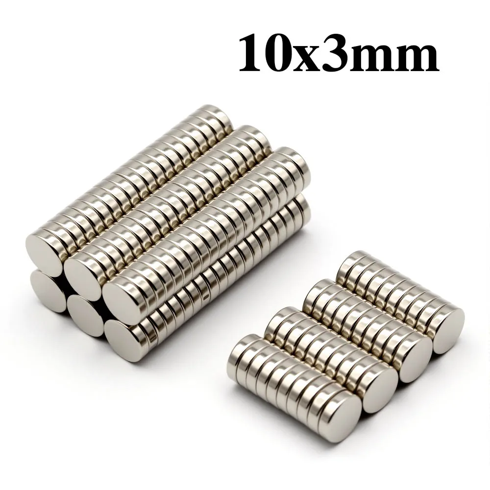 

10x3mm Super Powerful Round Magnet Neodymium Magnet NdfeB N35 Strong Permanent Magnetic imanes Refrigerator Magnet