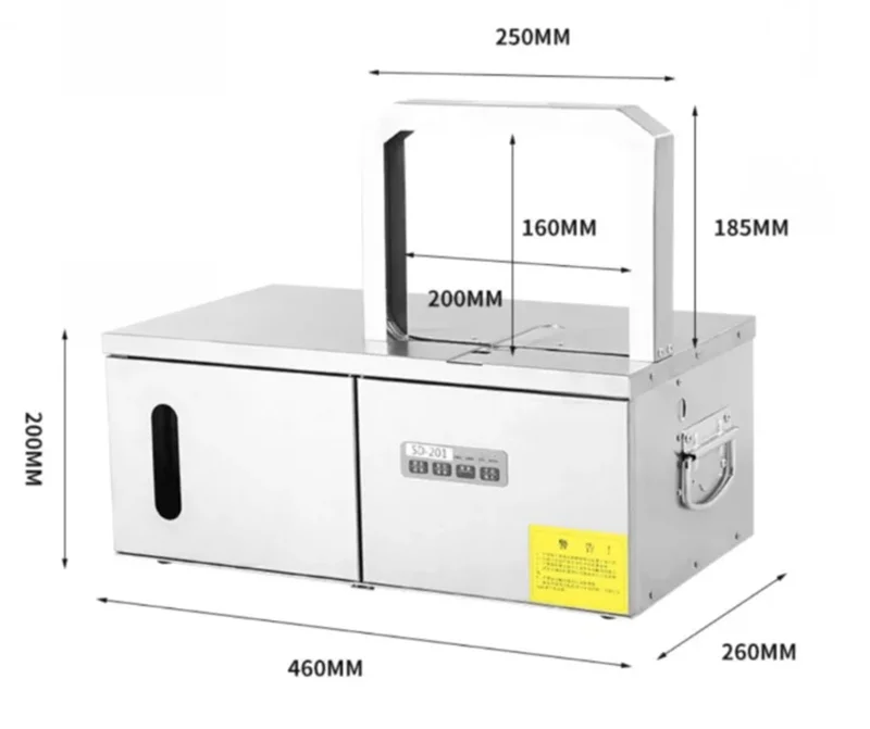 Automatic OPP tape Strapping machine Supermarket Vegetable food Tying machine Plastic tape Hot-Melt No-Glue Bundling Machine