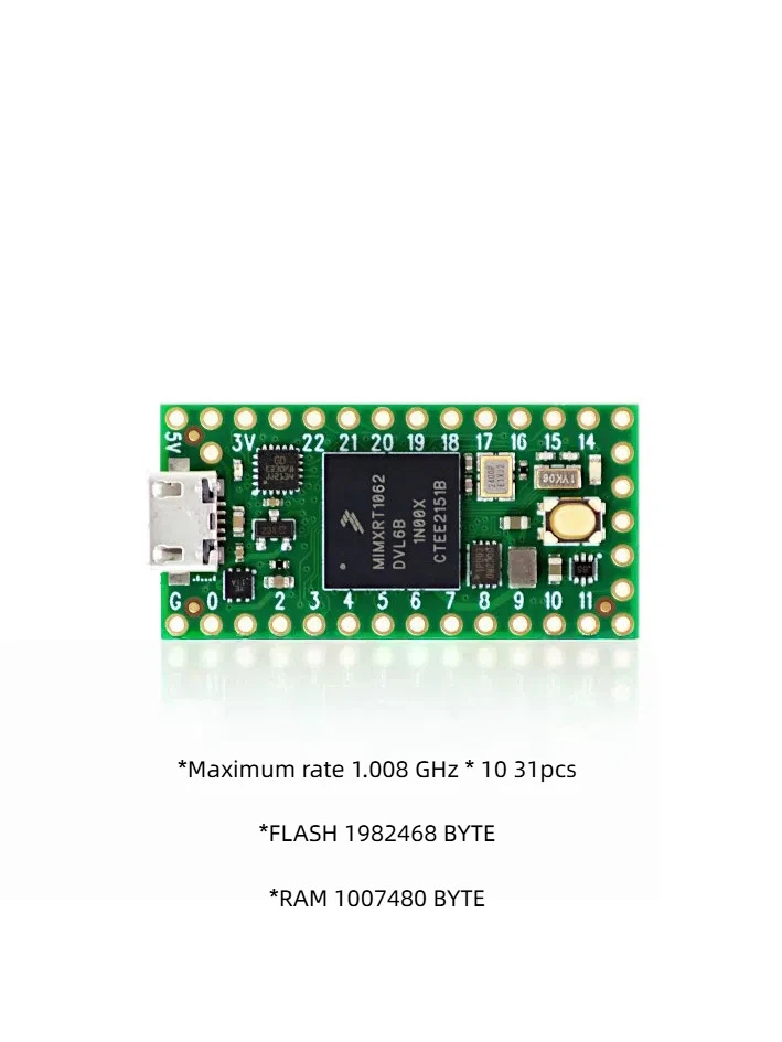 Teensy 4.0 ARM Cortex-M7 Development Kit IMXRT1062 Development Board DEV15583
